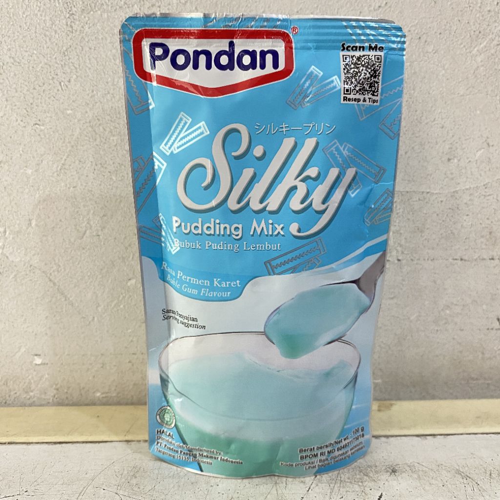 

Pondan SILKY PUDDING mix rasa BUBBLE GUM pouch 100 gram