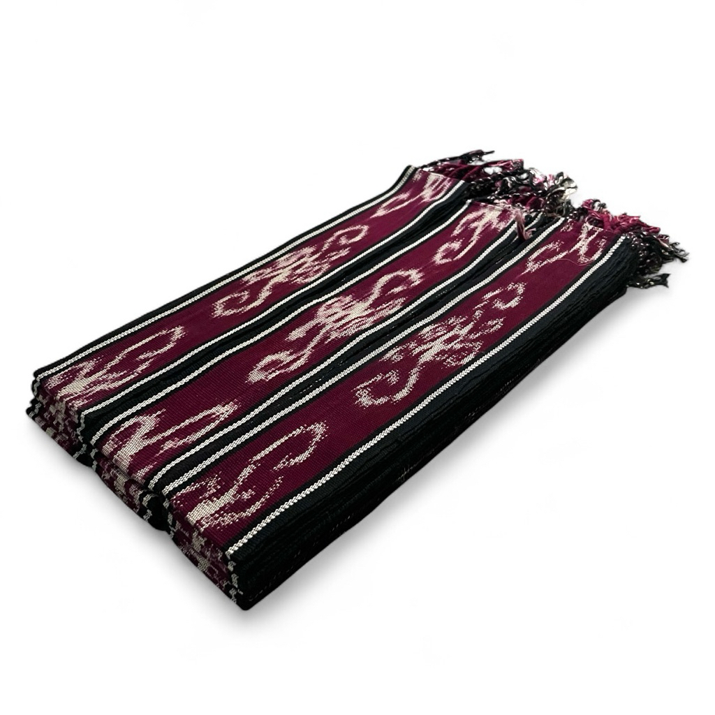 SMB.18 - syal tenun etnik ikat kepala motif sumba NTT - ikat kepala etnik