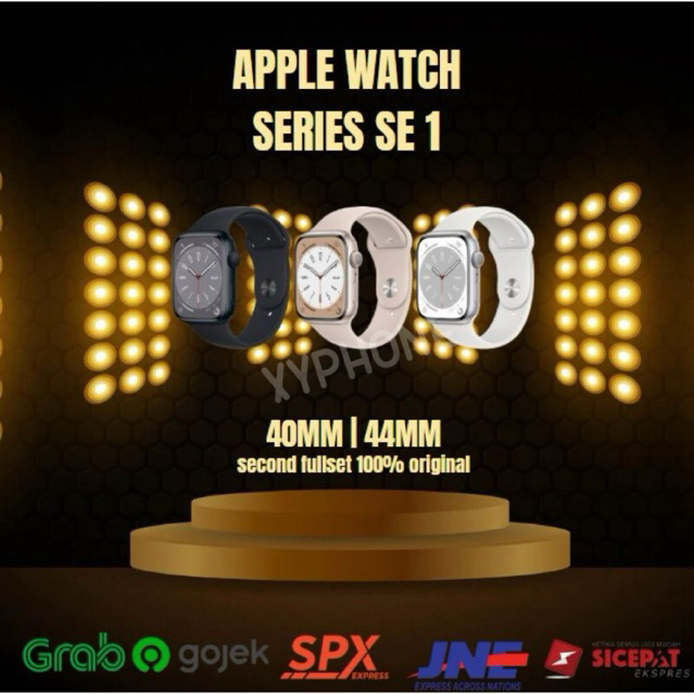 Apple Watch/iWatch Series SE GEN 1 40/44MM SE Second 100% Original Fullset Garansi Ex internasional