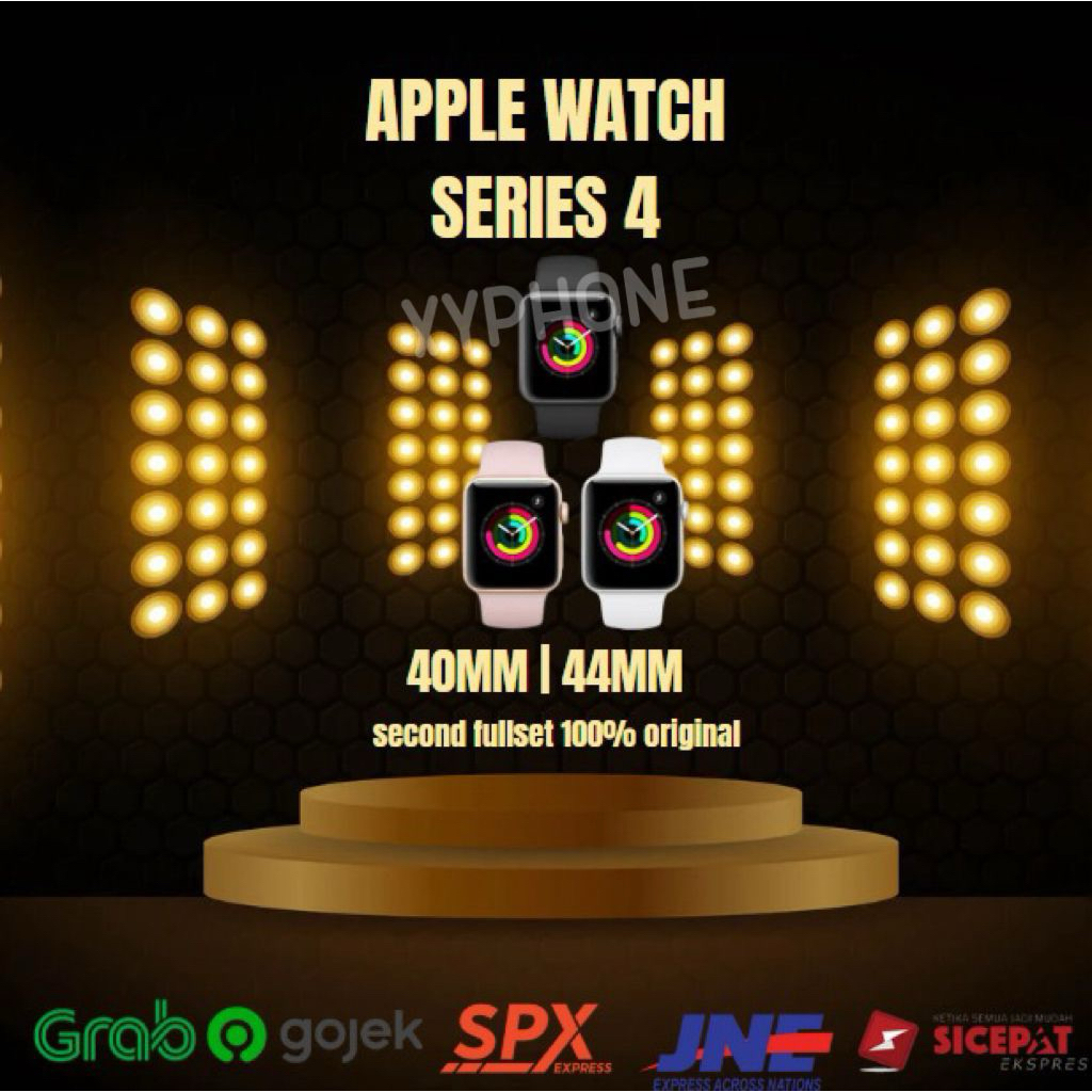 Apple Watch/iWatch Series 4 40MM 44MM Second 100% Original Fullset Garansi Ex internasional