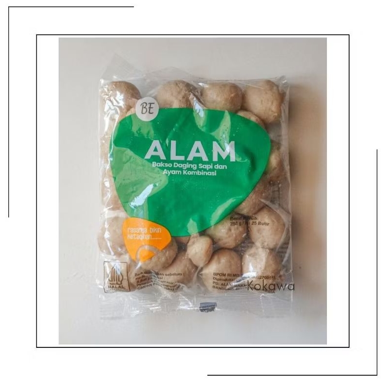 

Bakso Sapi Alam Isi 25 Butir / 250 gram | Bakso Kecil | Baso Alam Bakso Daging Sapi dan Ayam Kombinasi