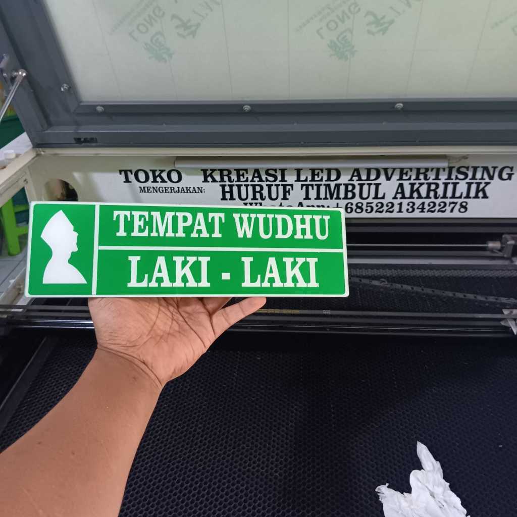 

WUDHU BAHAN AKRILIK BISA CUSTOM