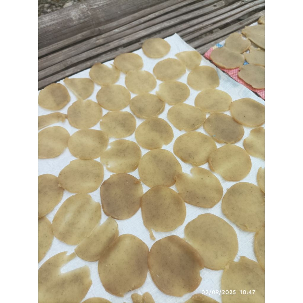 

krupuk puli rasa bawang