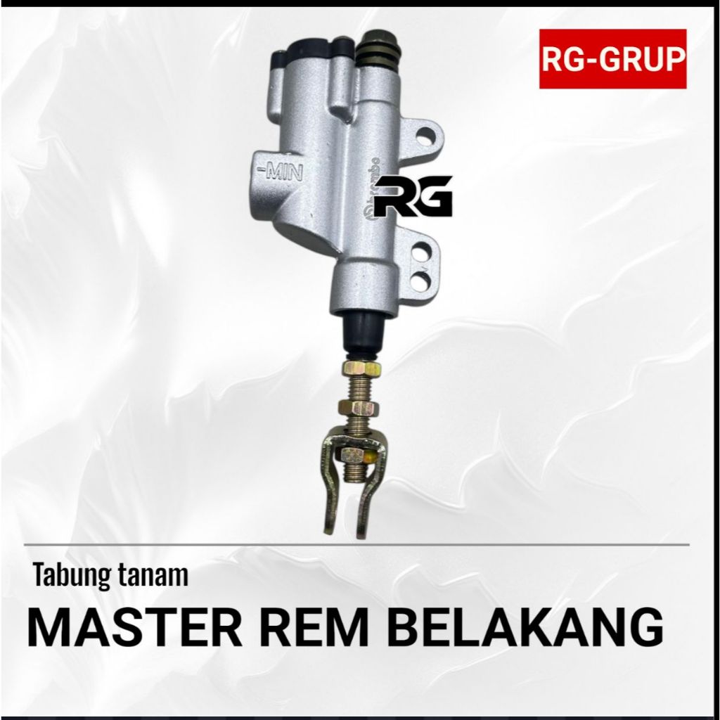 NONTHABURY SILVER (tabung nyatu) TONJOKAN MASTER HANDLE REM BELAKANG CNC SELANG 60cm TONJOKAN REM BE