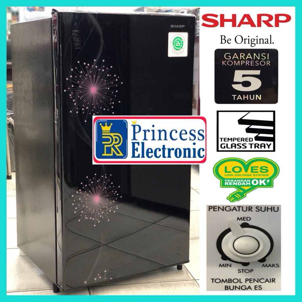 Kulkas SHARP 1 Pintu SJ X 167 MG SHINE Series