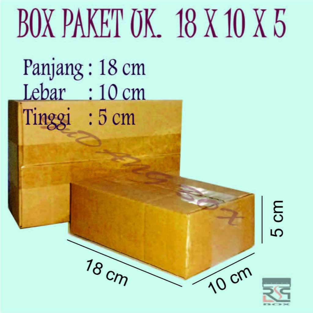 

Kardus ukuran 18x10x5 cm Bok Packing murah dus paket
