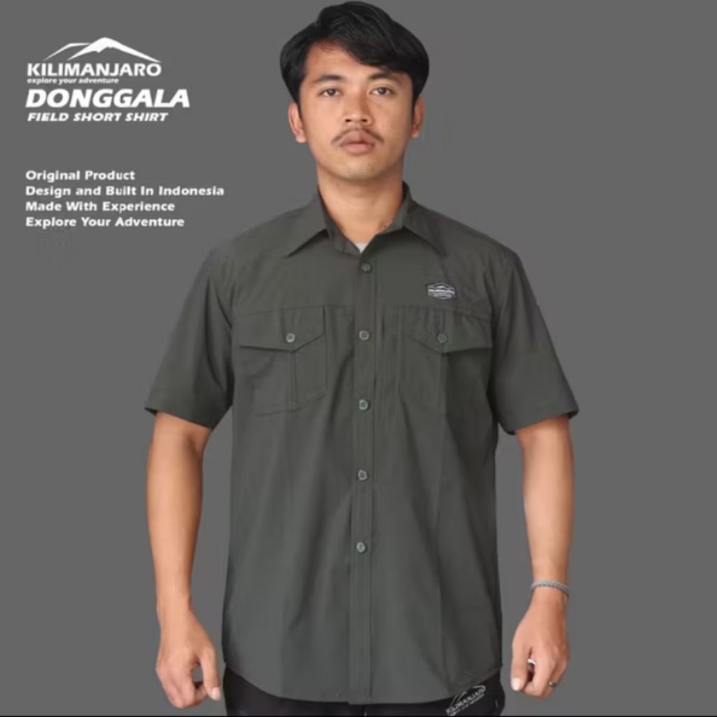 Kemeja Lapangan Kilimanjaro Donggala - Kemeja Gunung - Kemeja Outdoor
