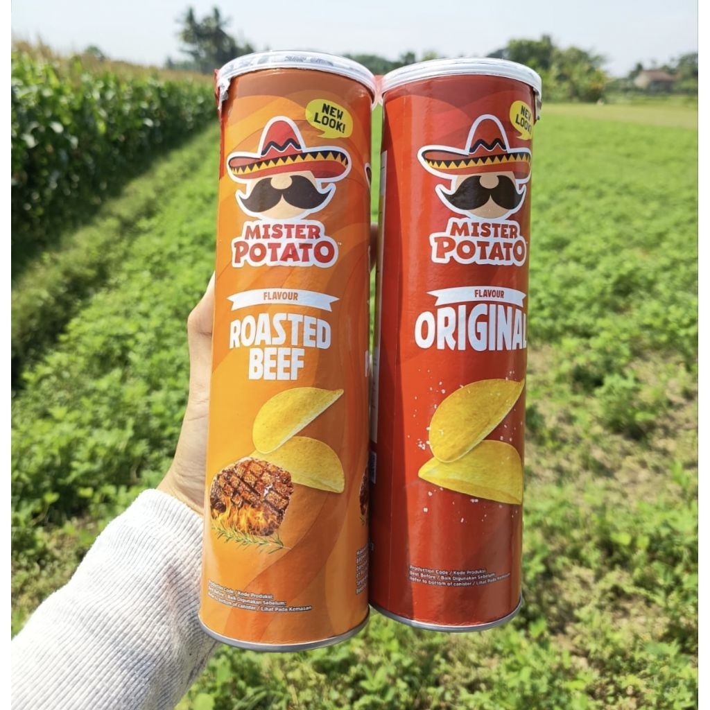 

(Bunded 2 Pcs) Mister Potato Original & Roasted Beef 106 Gram