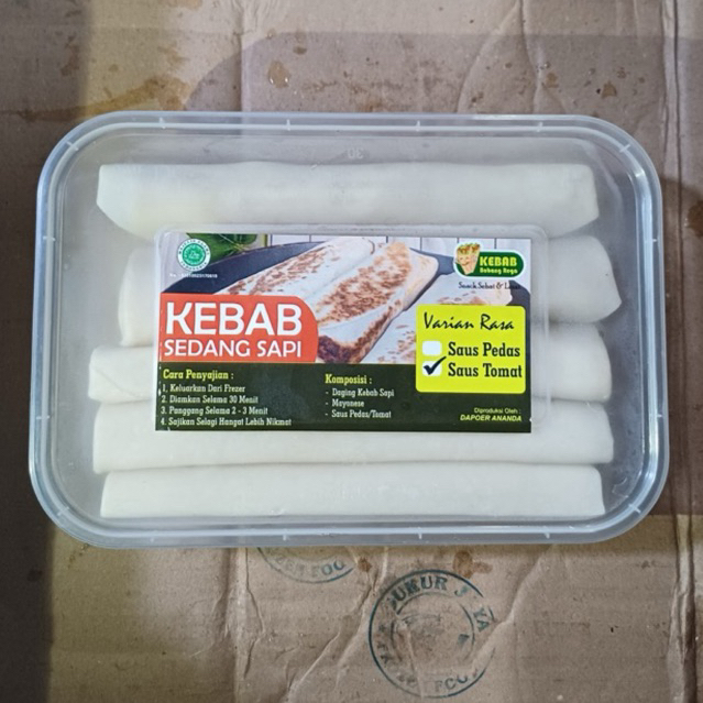 

Kebab Sapi Jumbo Frozen isi 5