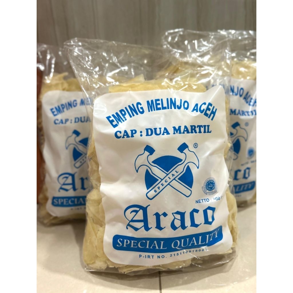

Emping Melinjo Aceh Cap Dua Martil Araco