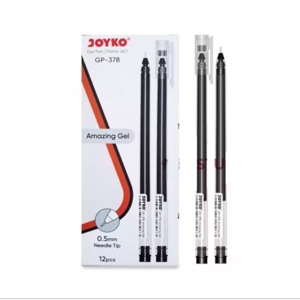 

[1LUSIN] Pulpen/Bolpoin Gel JOYKO GP-378 Hitam