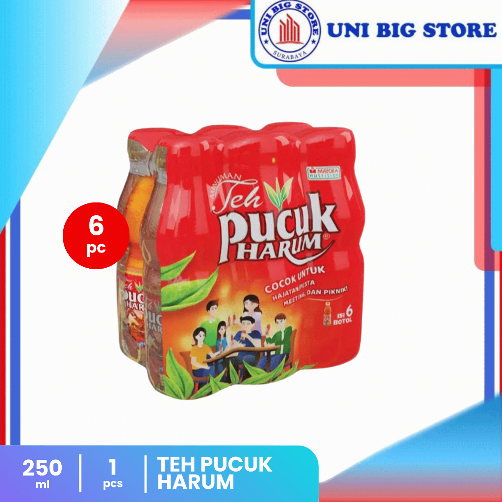 

Teh Pucuk Harum Botol 250 ml 6 Pcs BANDED