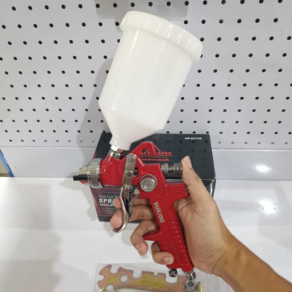 PROMO HVLP Spray Gun H827 Titanium Series 1.4mm Nozzle SPRAY GUN HVLP 600cc HVLP