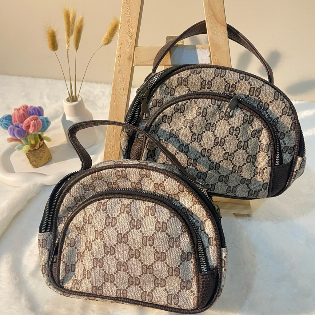 Tas Selempang Wanita Motif GD – Sling Bag Import Premium