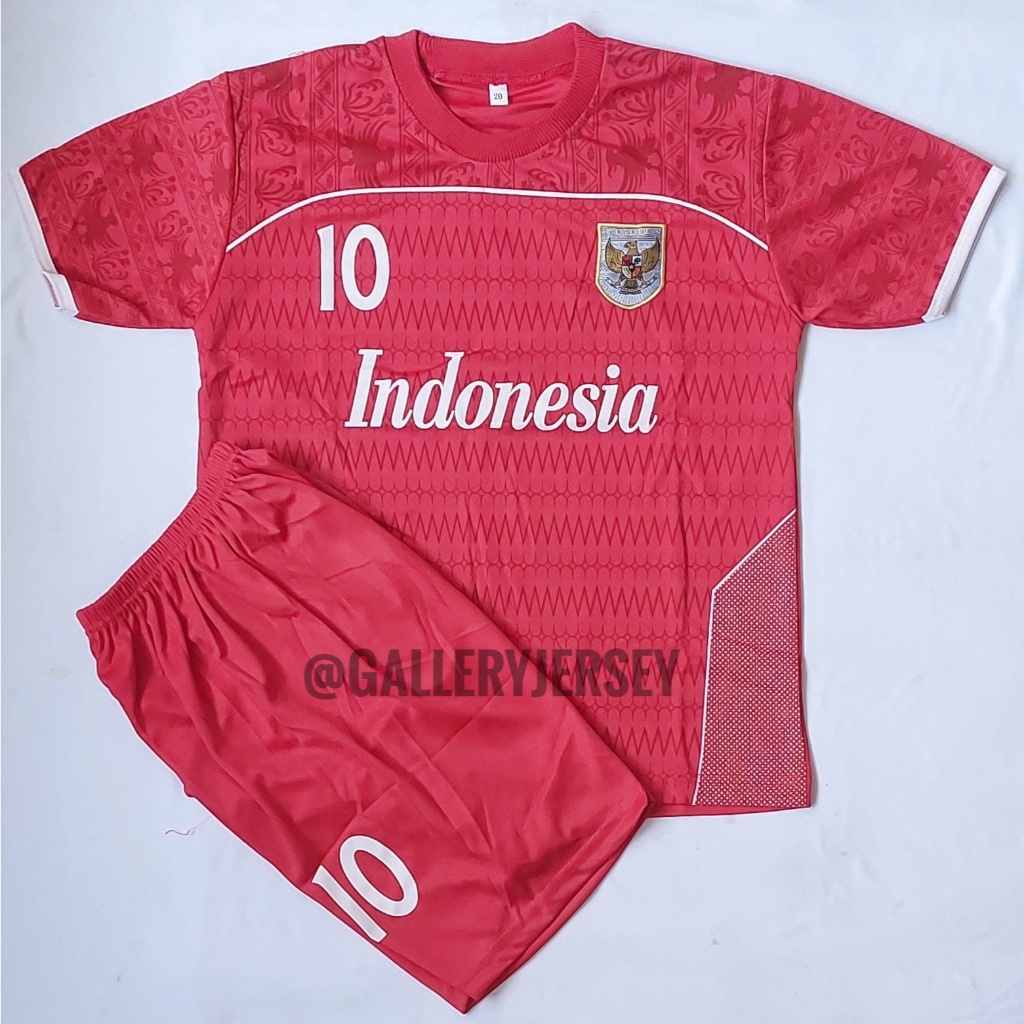 SETELAN BAJU BOLA TIMNAS INDONESIA MERAH ARHAN ANAK ANAK SETELAN JERSEY BOLA ANAK ANAK TIMNAS INDONE