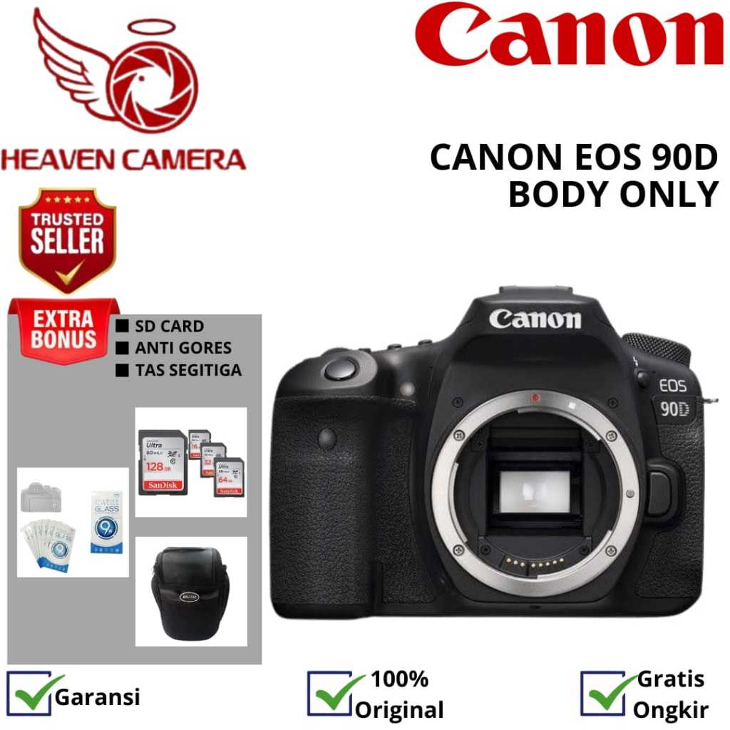 Canon EOS 90D Body Only DSLR Camera / CANON EOS 90D BODY ONLY / CANON 90D