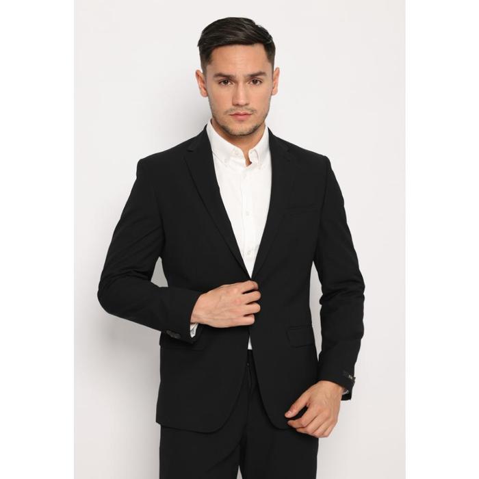 Jas Pria Slim Fit Hitam 3 Jobb Camaro