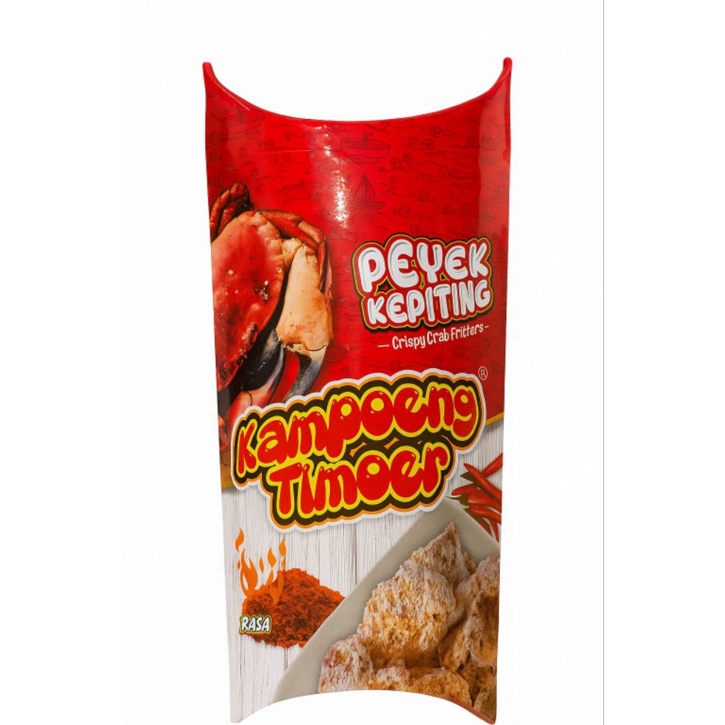 

Kampoeng Timoer | Peyek Kepiting Crispy Pedas 85gr