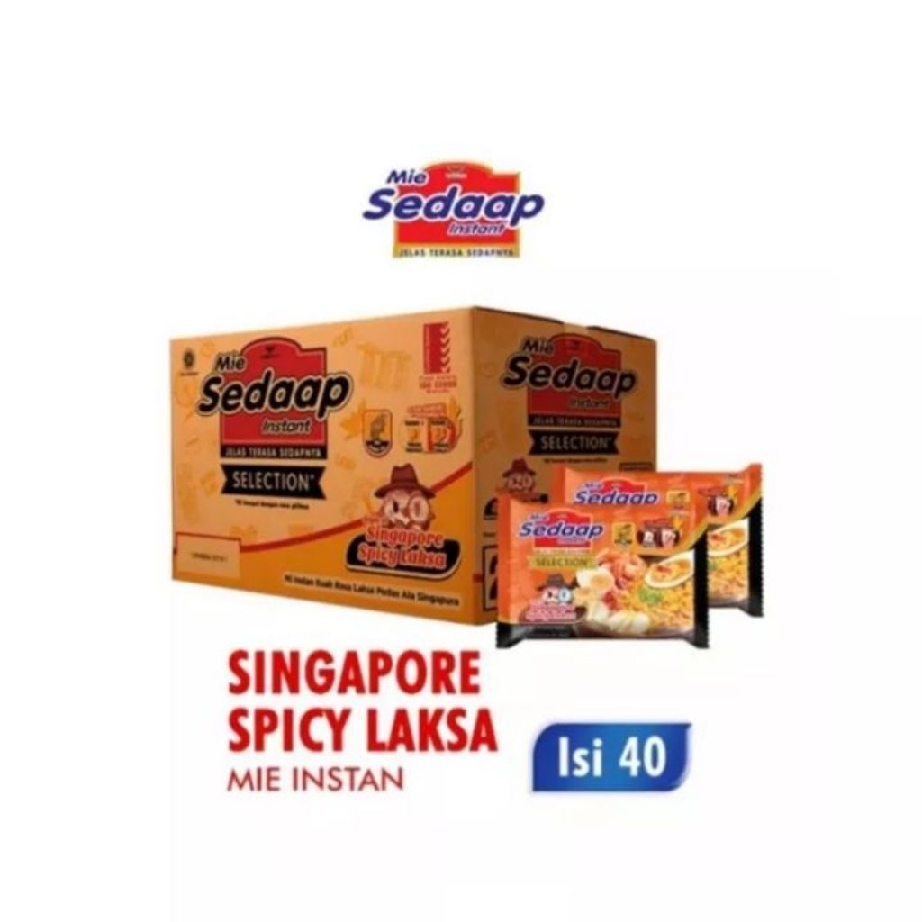 

Mie Sedaap Instant Singapore Spicy Laksa (1 dus/40 pcs)