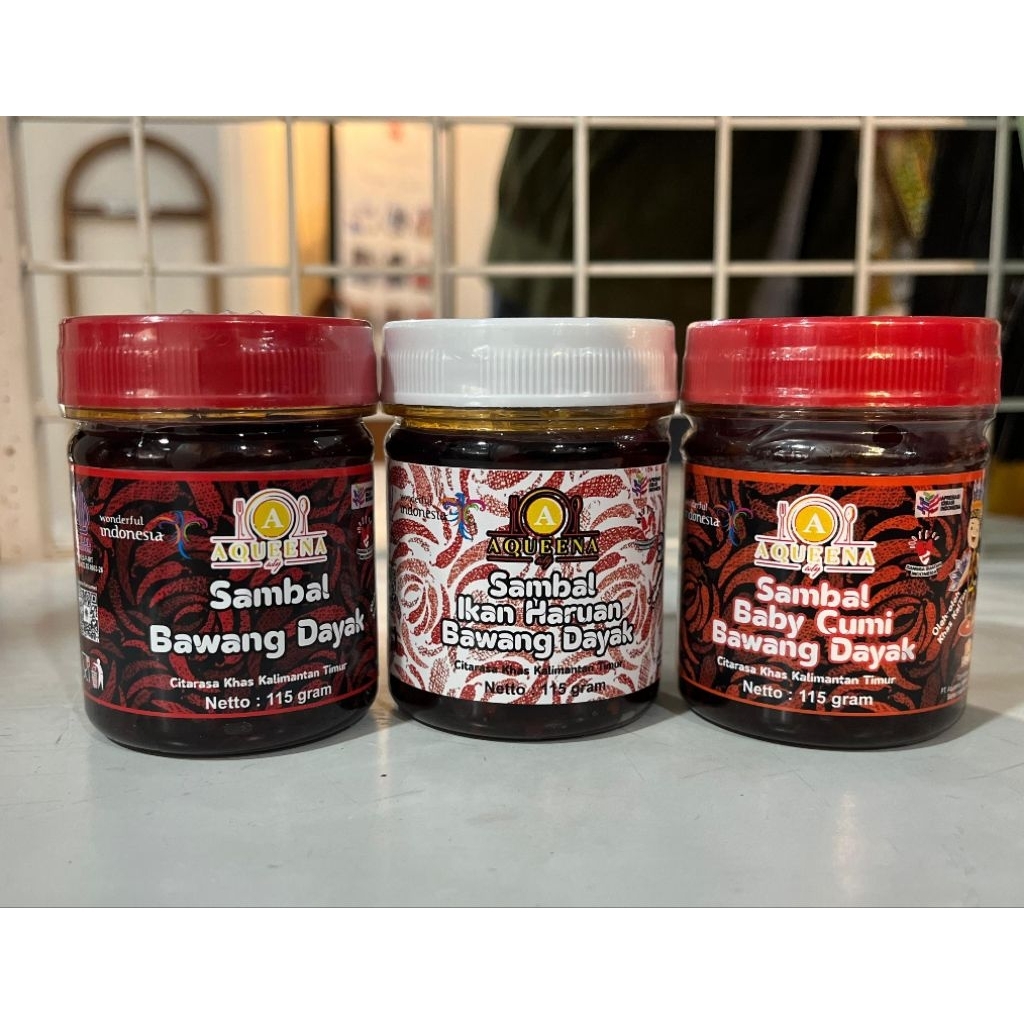 

Sambal Bawang Dayak Khas Kalimantan Timur 115gr Pedas Gurih – Sambal Baby Cumi Bawang Dayak – Sambal Ikan Haruan Bawang Dayak Asli Kalimantan – Sambal Pedas Nikmat Tahan Lama Cocok Untuk Lauk Makan Harian