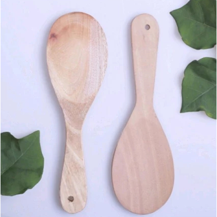 Centong Nasi Kayu Polos Souvenir Centong Nasi