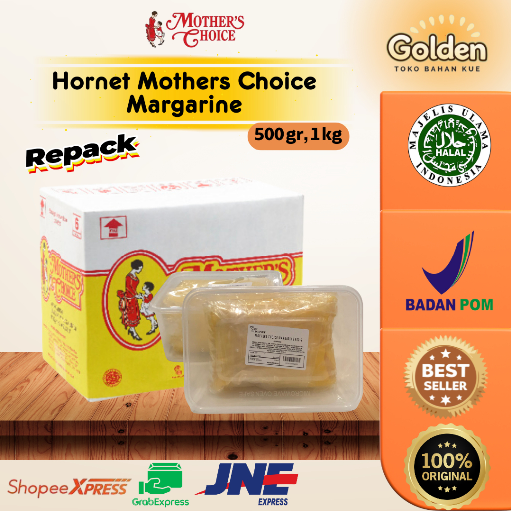 

Hornet Mothers Choice Margarine 500 gr, 1 kg