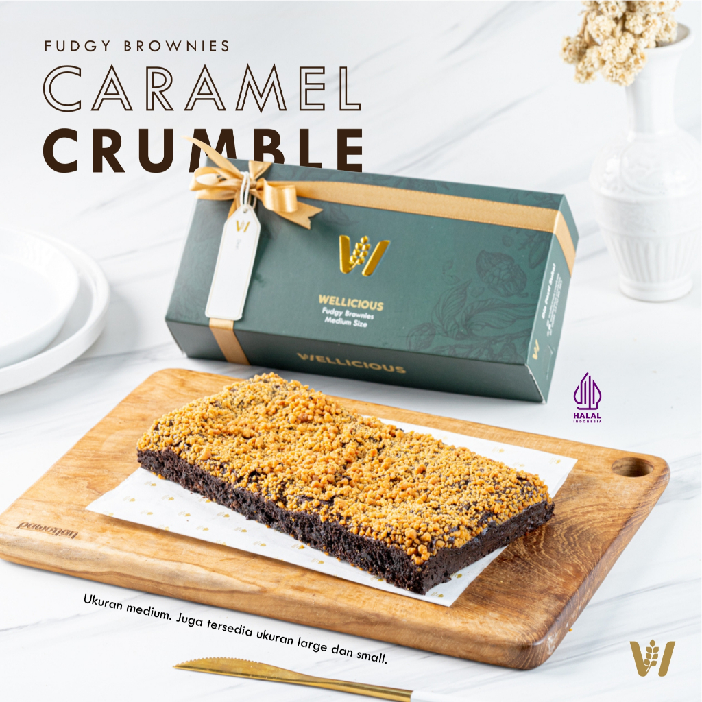 

Fudgy Brownies Caramel (Brownies Panggang) Hampers, Kado Ulang Tahun, Hadiah Wisuda, Hari Raya, Lebaran Premium