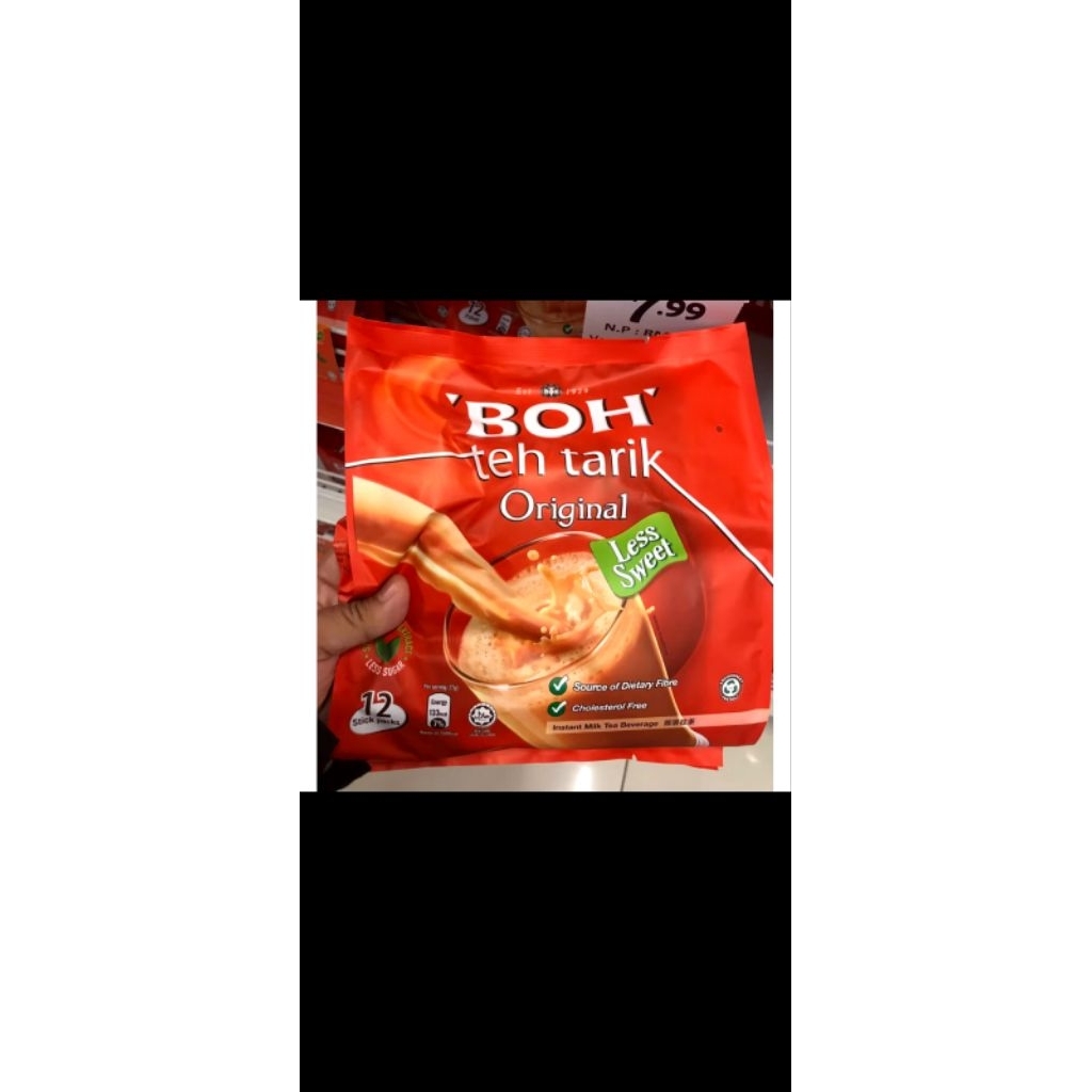 

boh teh tarik less sugar