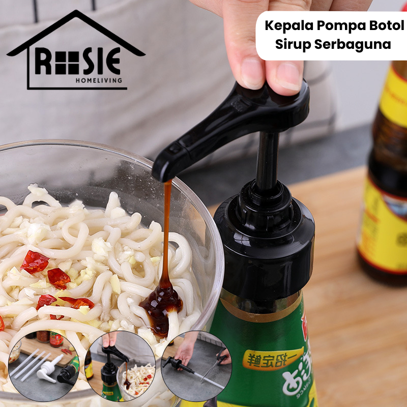 ROSIE Kepala Pompa Botol Sirup / Syrup Pump / Pompa Sirup Kecap Dispenser Multifungsi