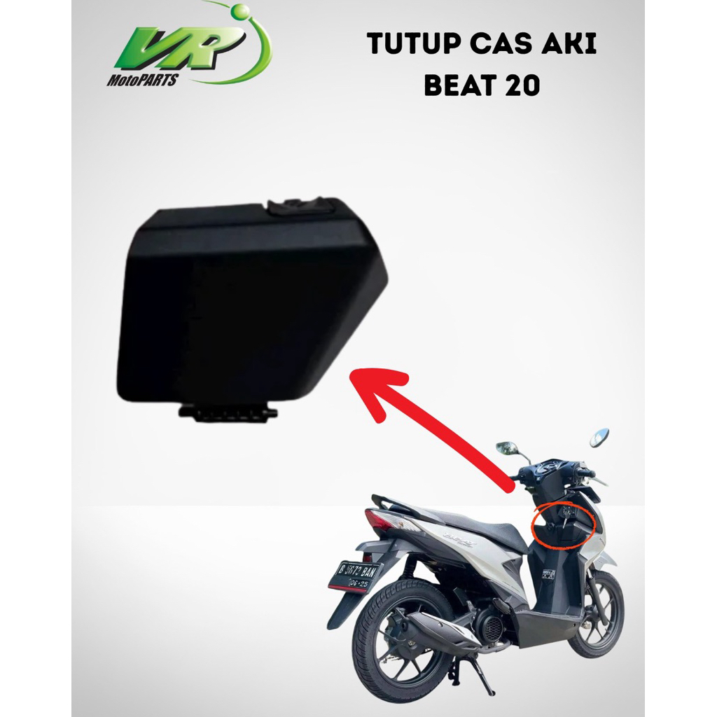 KAP TUTUP CHARGER AKI BEAT NEW 2020 VR