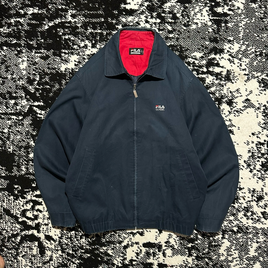 Windbreaker Fila Classic Vintage Jacket Navy