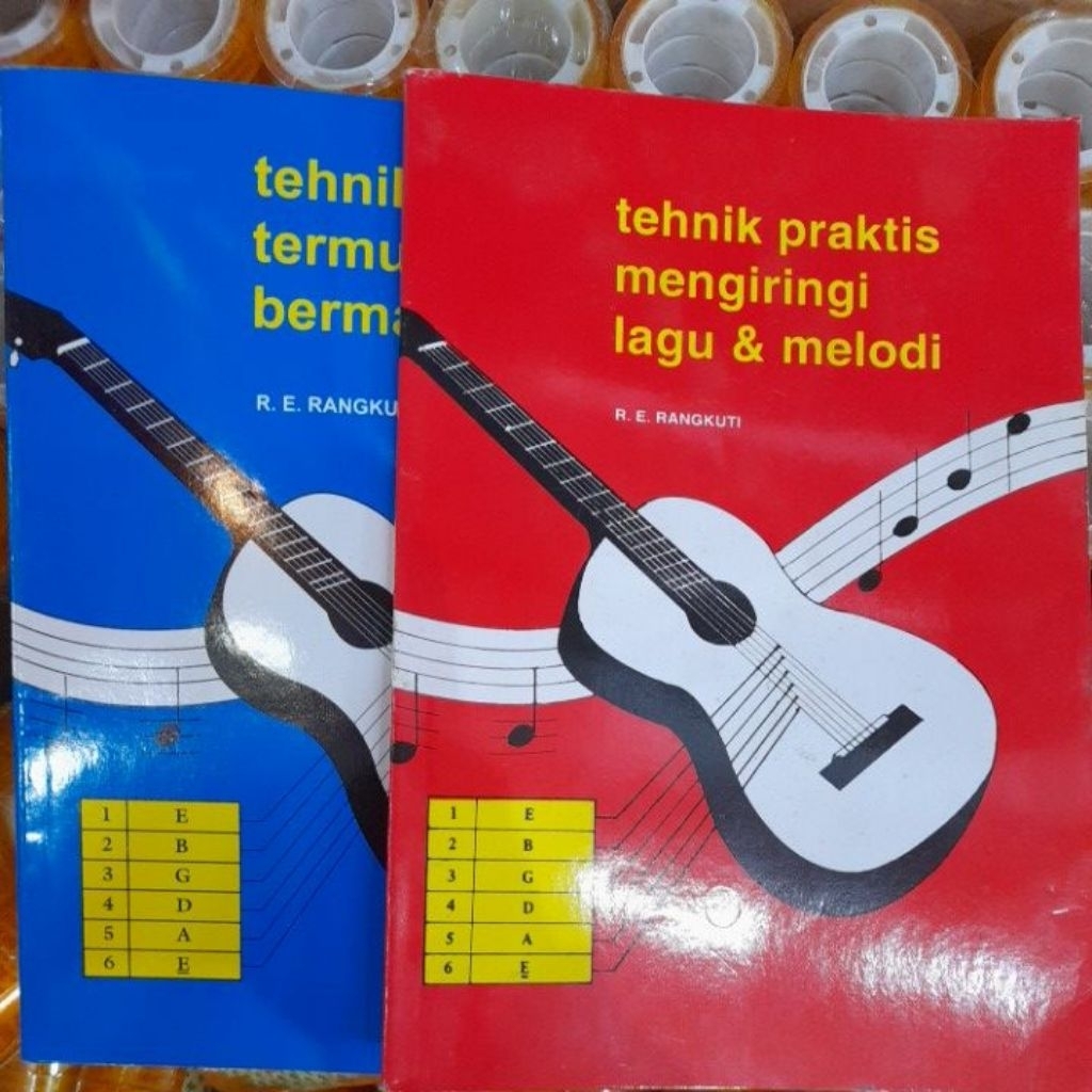 Buku Teknik Mudah Bermain Gitar Mengiringi Lagu& Melodi