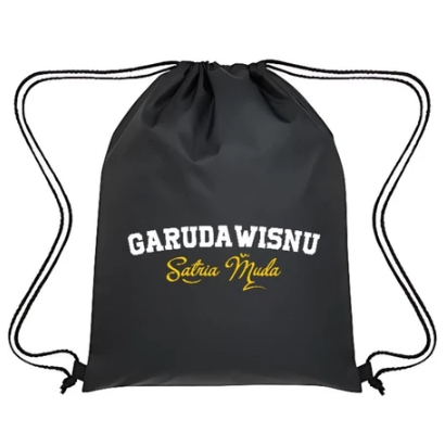 Tas Serut Logo GWSM Original StringBag Garuda Wisnu Satria Muda