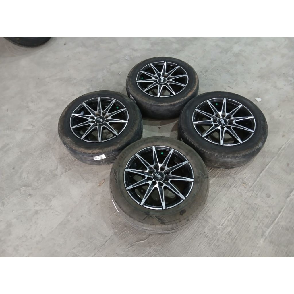 Velg Mobil Second HSR KCCX Ring 14 Velg Only Untuk Brio Ayla Agya Sigra Calya Sirion Avanza Xenia