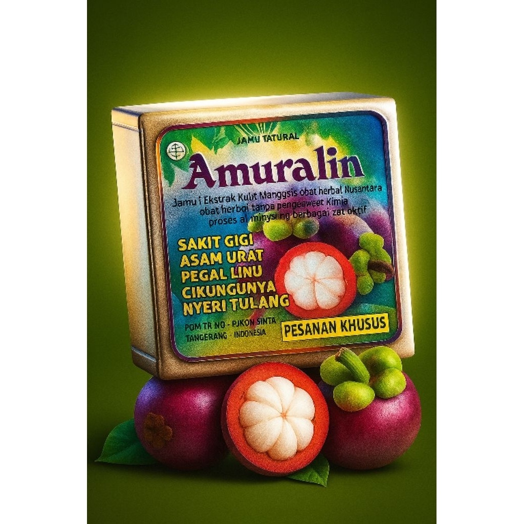 

AM SAHRONI KENA JARAH – Suplemen Tradisional Ekstrak Kulit Manggis