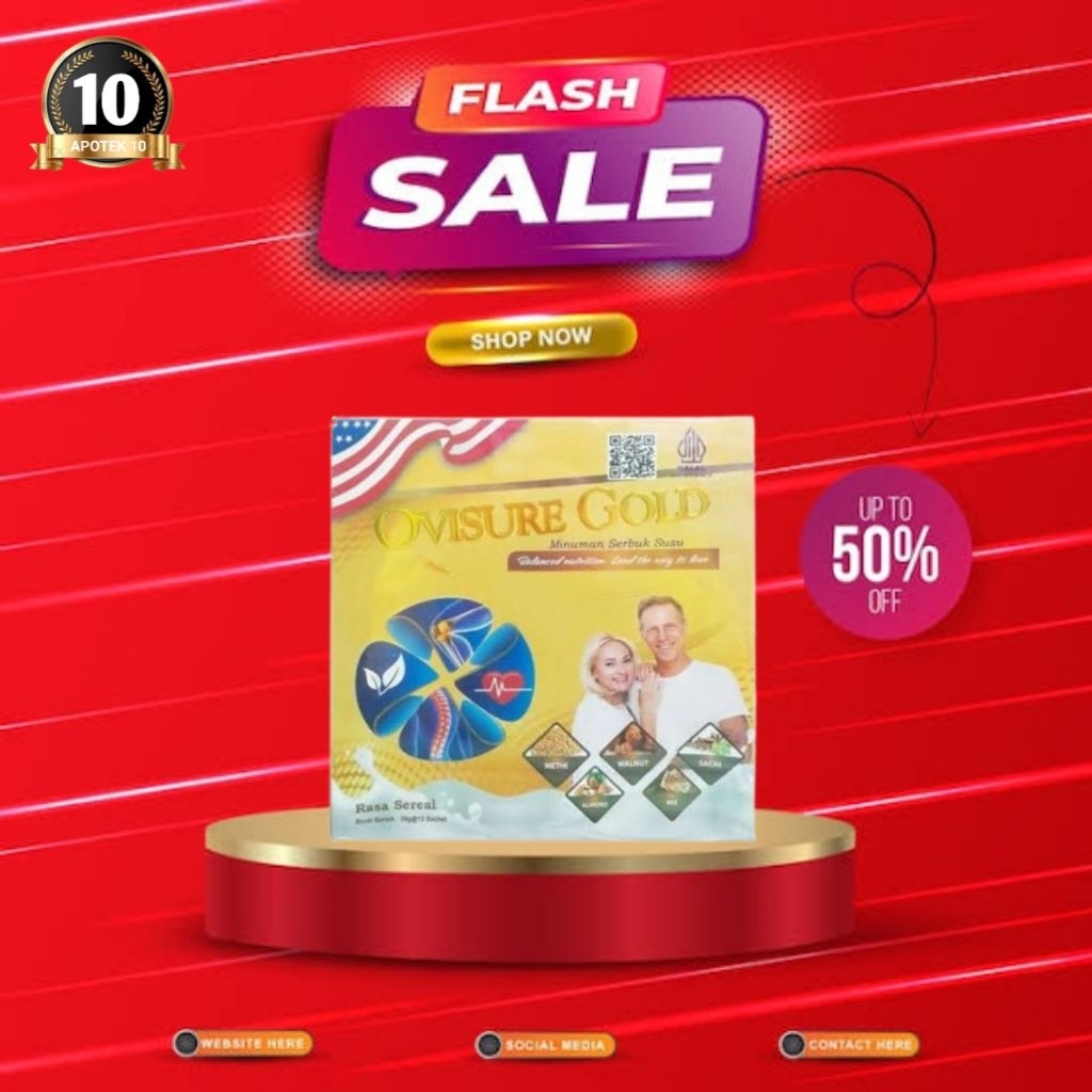 

( Terlaris ) Ovisure Gold Milk Original Susu Kesehatan Ovisure Gold Mencegah Pengeroposan Tulang