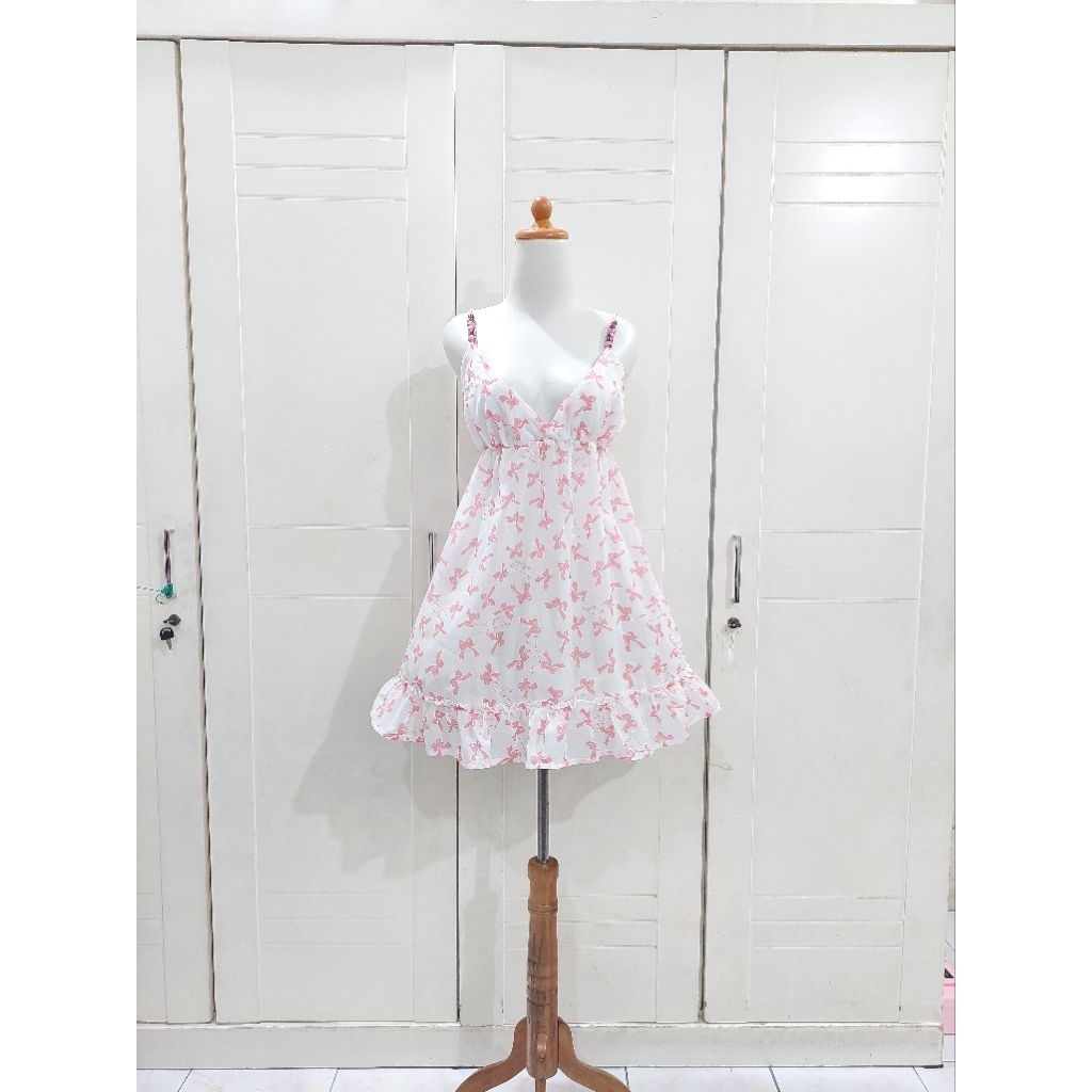 Babydoll ribbon lingerie pink kawai kawaii liz lisa rojita dear my love deary | jiraikei jirai kei g