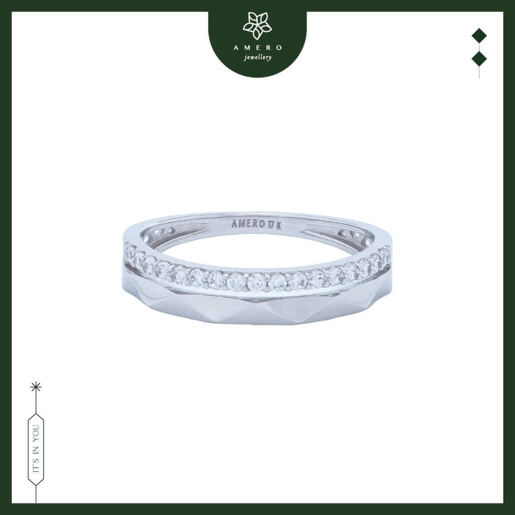 Cincin Emas 17K Vinci VR-41 Amero Jewellery