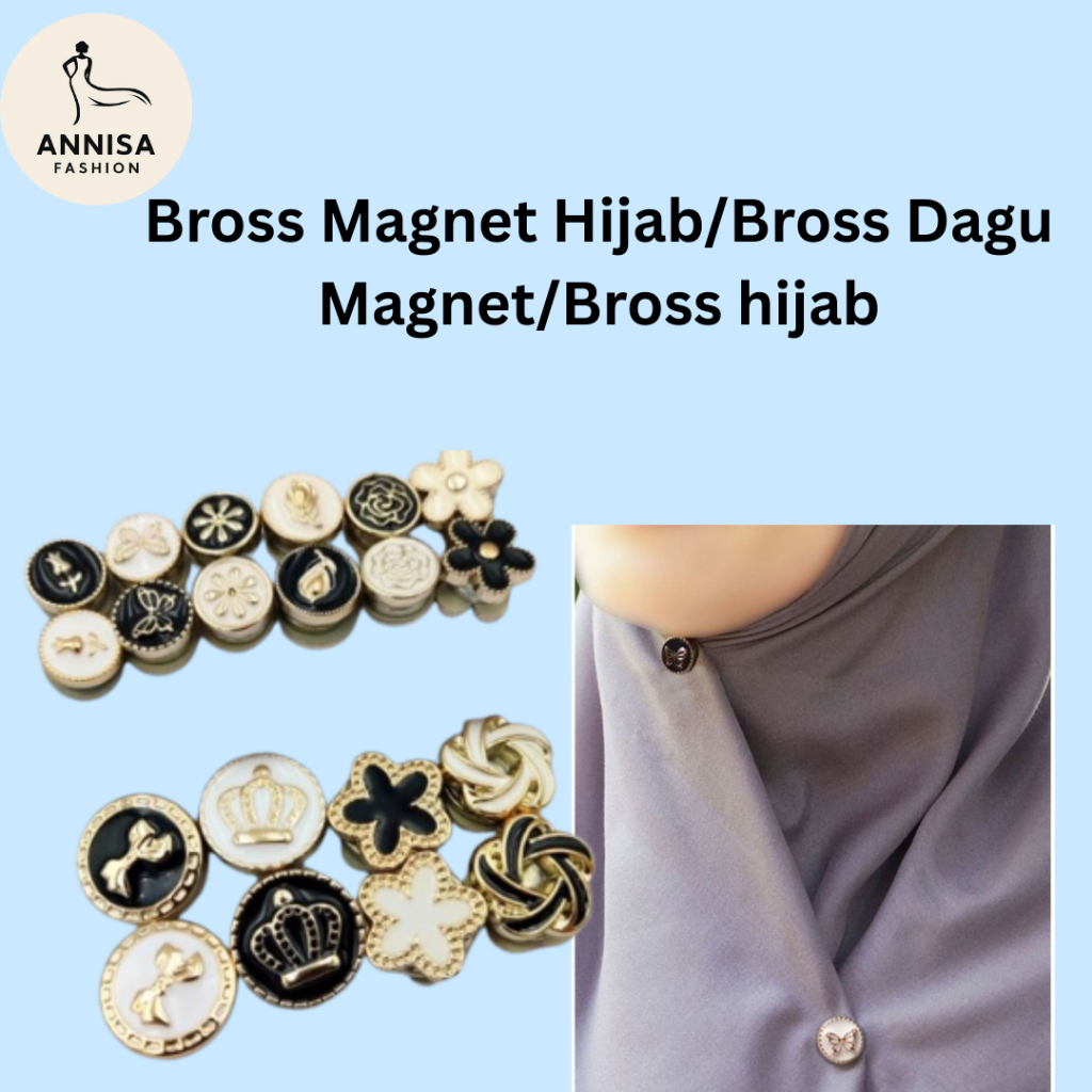 [BISA COD] BROS MAGNET HIJAB / BROS DAGU MAGNET / BROS MAGNET / BROS DAGU / PENITI BROS HIJAB / BROS