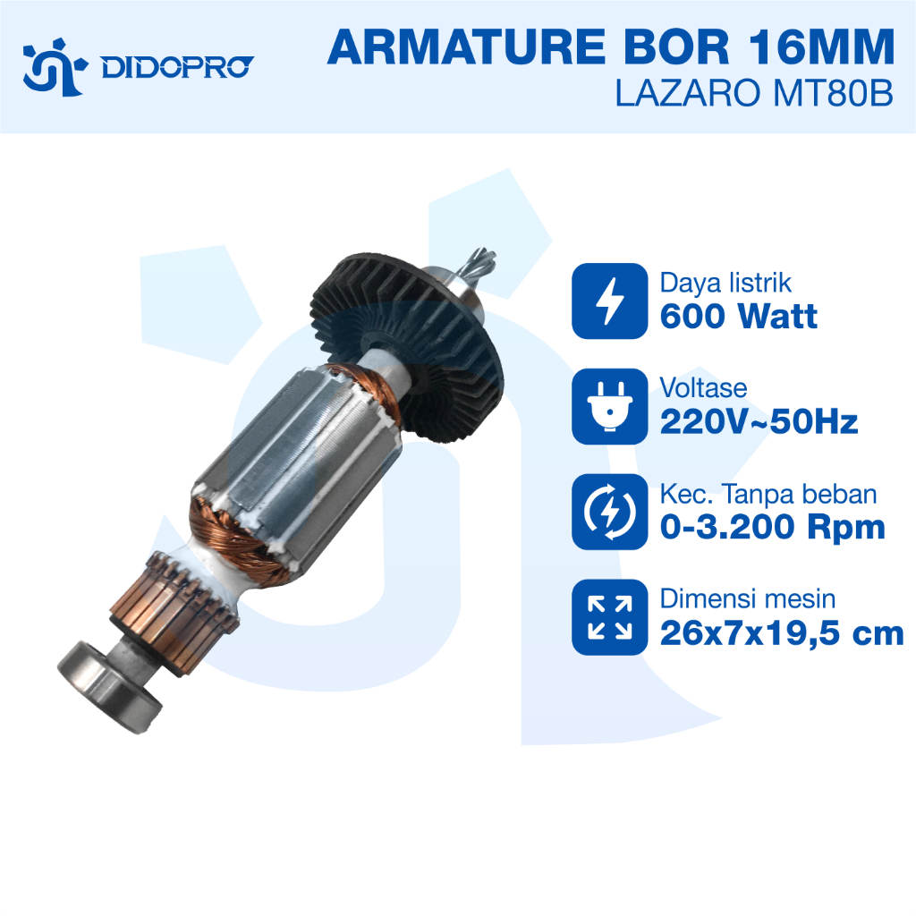 Armature MT80B - Angker BOR maktec MT 80B MT 80 B