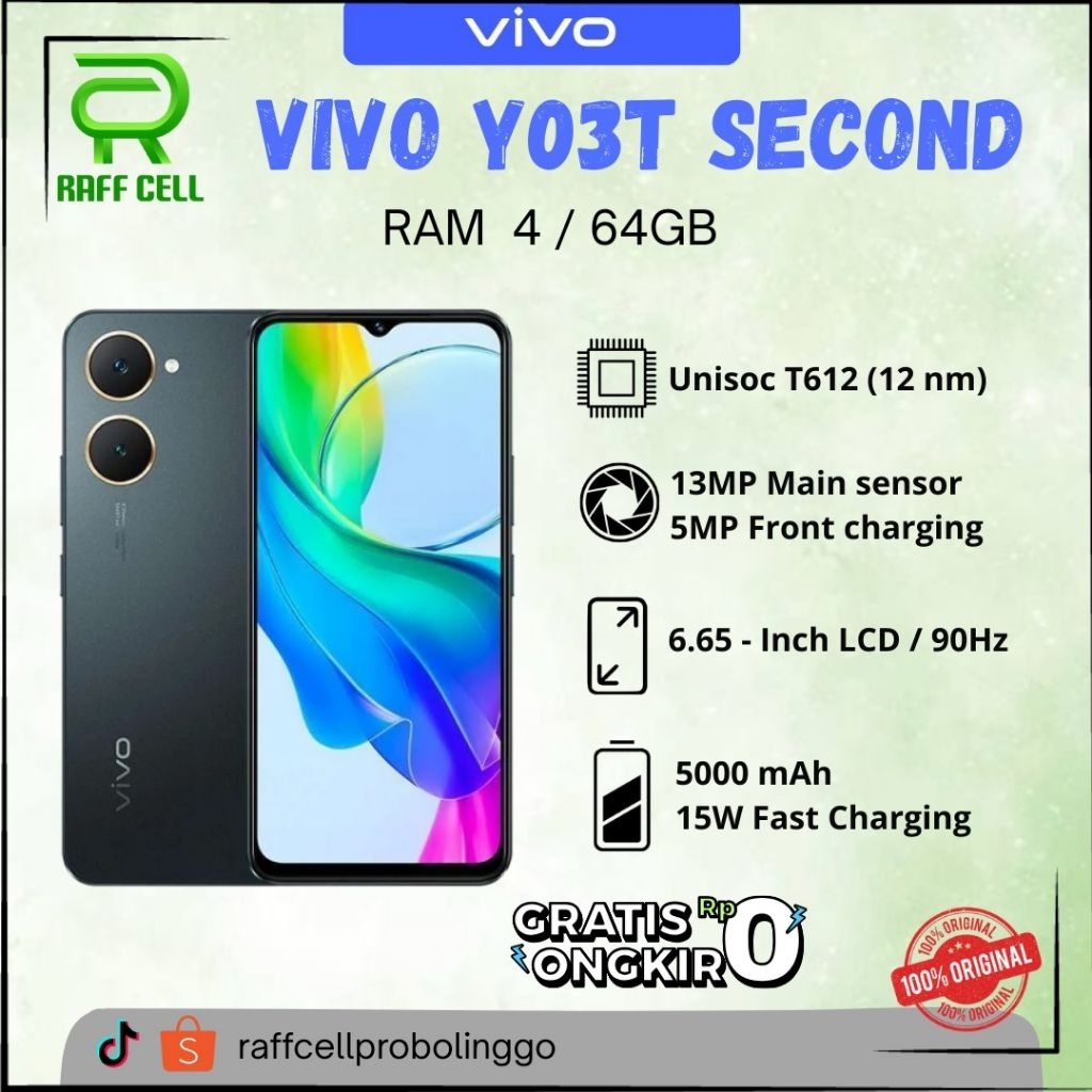 VIVO Y03T SECOND