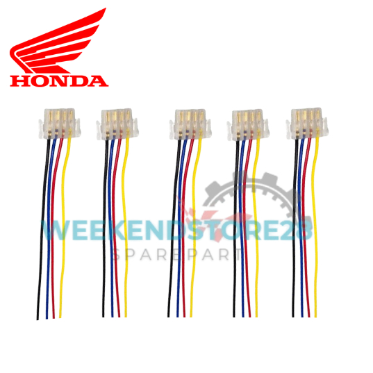 Soket Saklar Kabel Lampu Dim On Off Motor 4 Pin  Motor Honda Beat Fi Injeksi | Vario | Revo Tecno | 