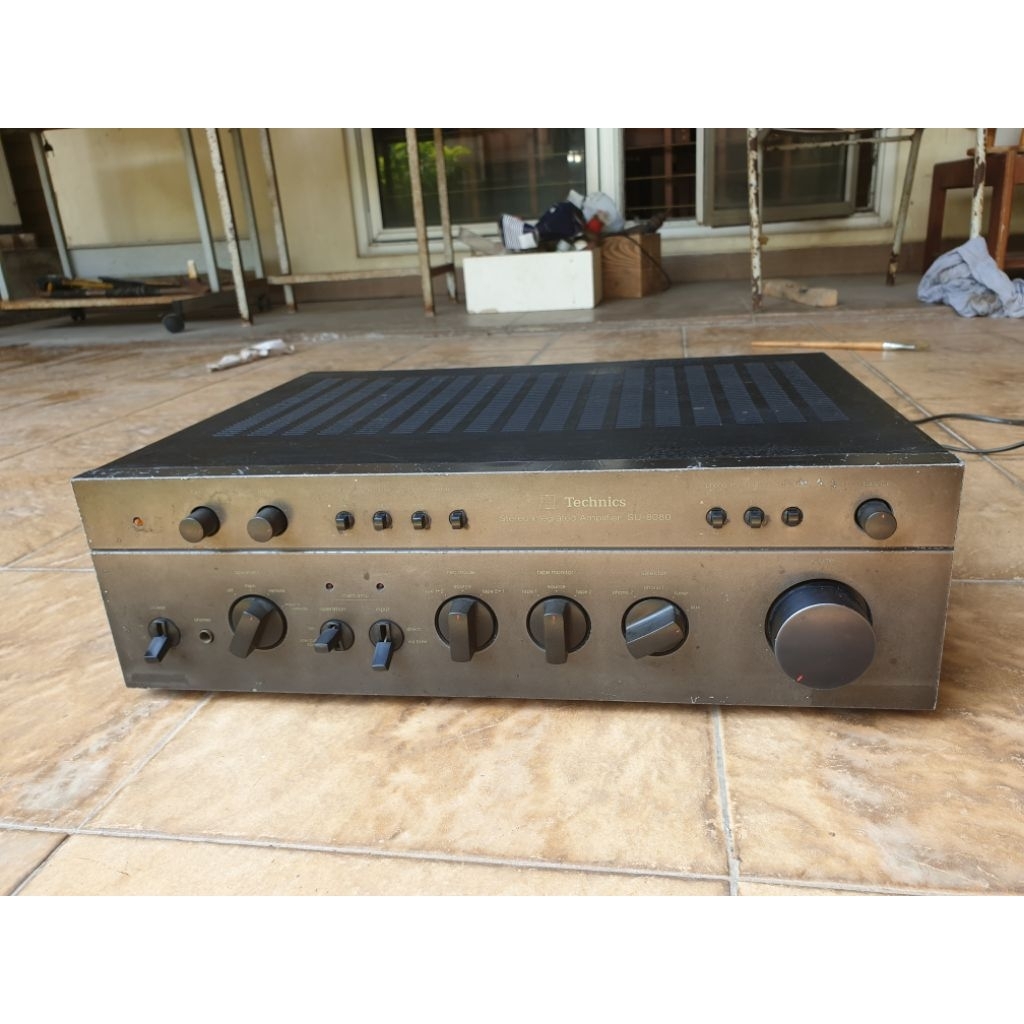 Integrated Power Amplifier Legend TECHNICS SU-8080 double trafo dengan transistor jengkol