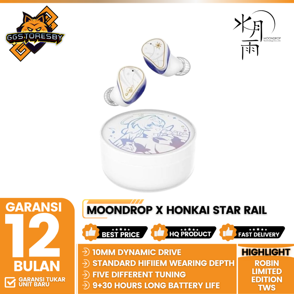 Moondrop x Honkai Star Rail ROBIN Limited Edition True Wireless TWS Earbud