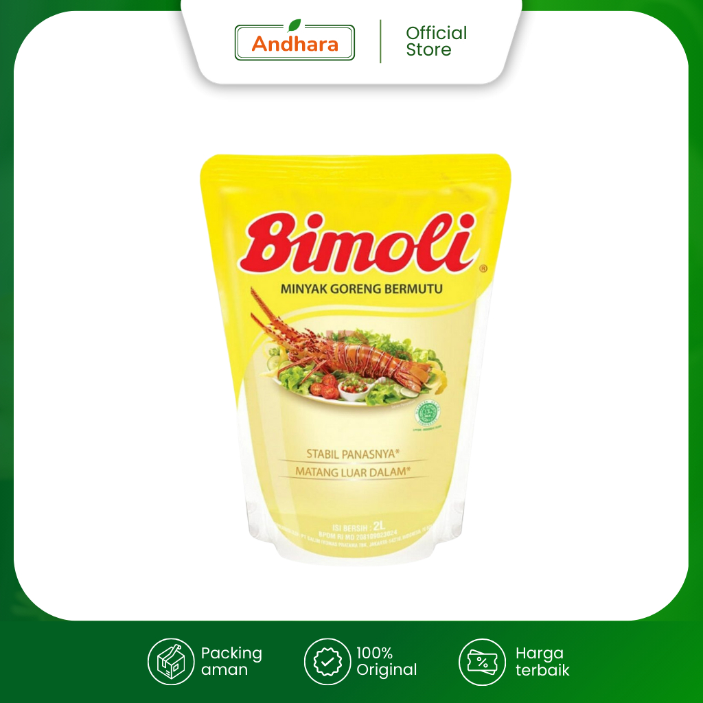 

Bimoli Klasik Refill 2 Liter - Minyak Goreng Bermutu - Ukuran 2L 2 L 2Liter