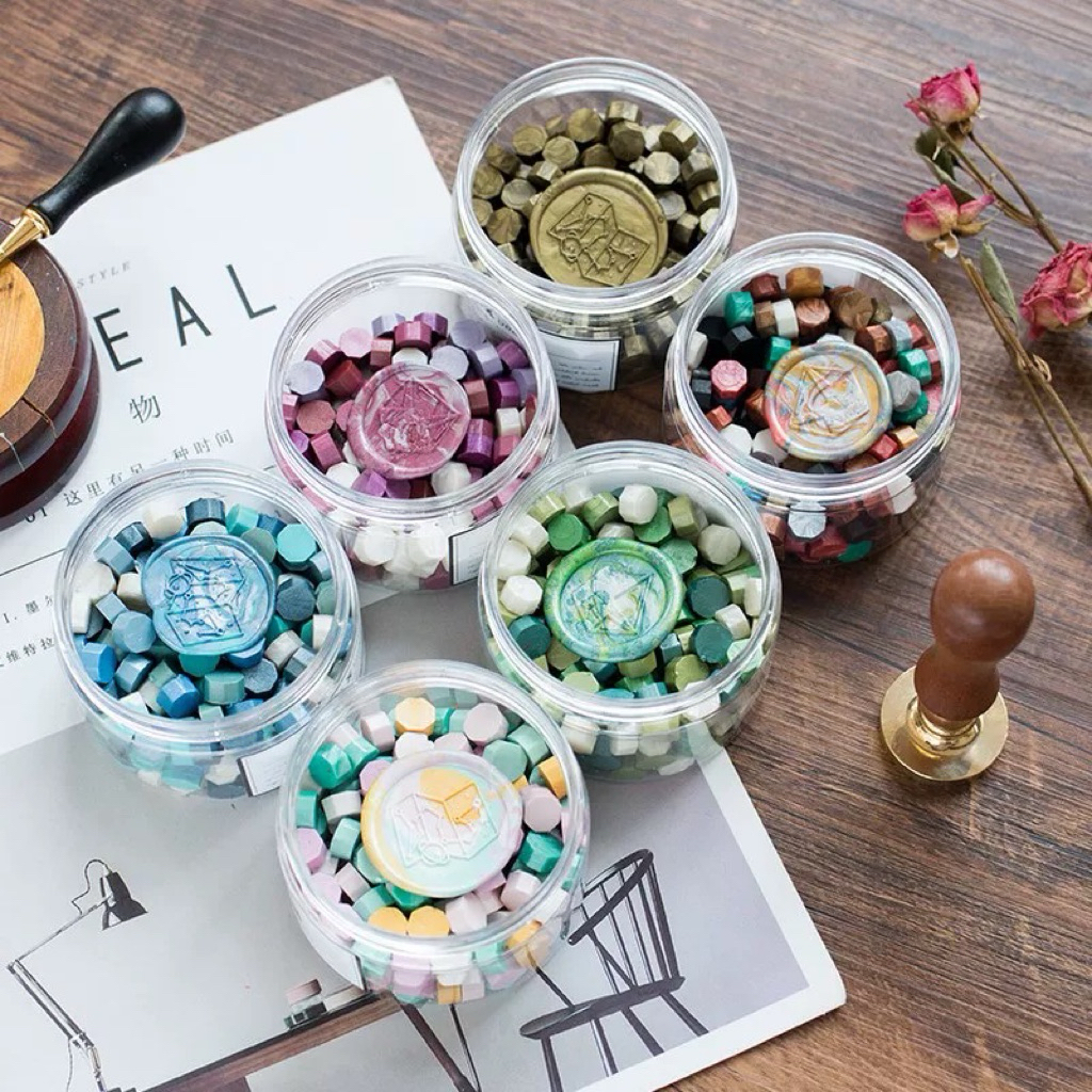 

1pc Wax Seal Beads Sealing Wax ecer wedding invitation souvenir dekorasi hampers surat