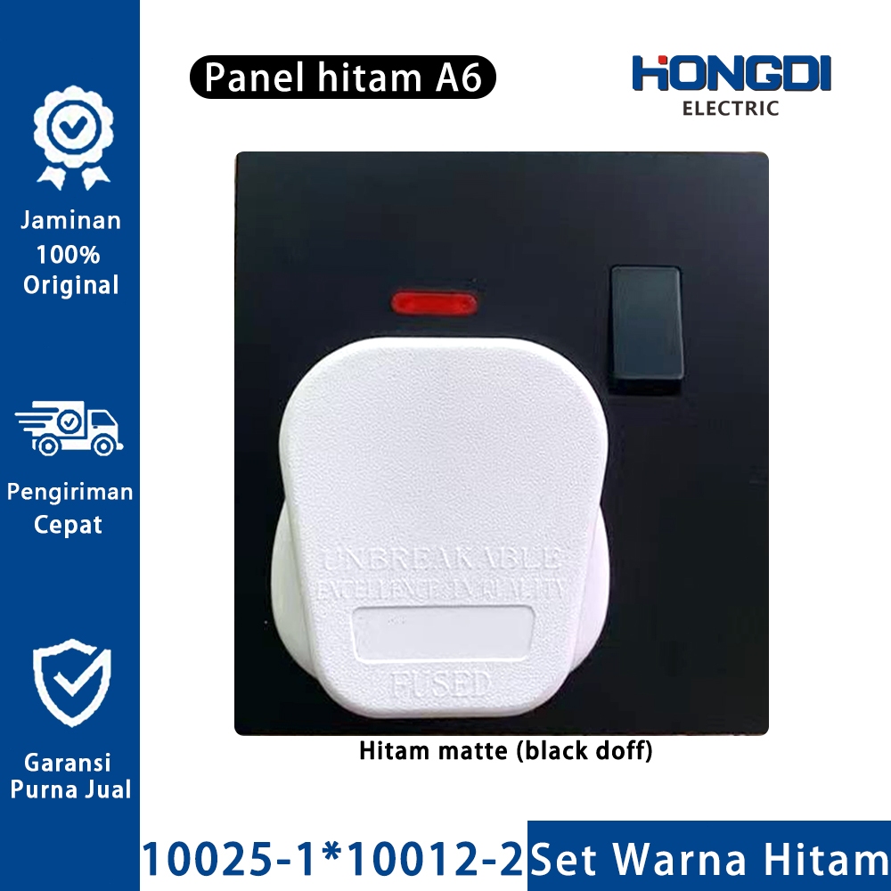 Set Stopkontak AC HONGDI Lengkap dengan Grounding