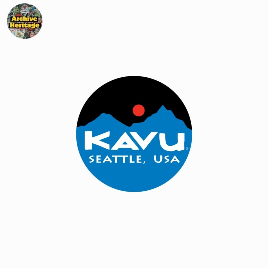 

sticker KAVU true outdoor wear logo stiker