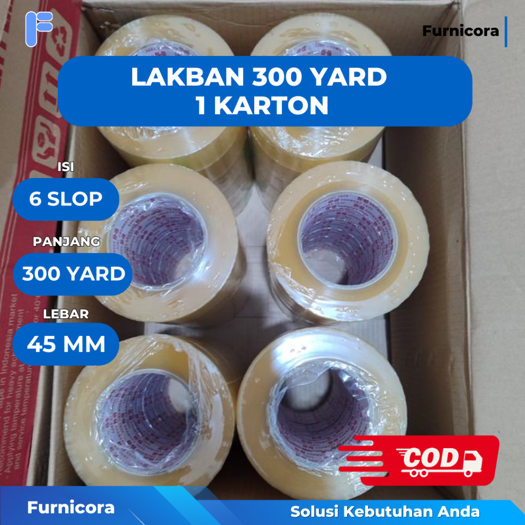

(1 KARTON ISI 6 SLOP) Lakban 300 Yard Bening Coklat Harmony Kuat - Solasi Lakban Harmony Tebal dan Kuat Berkualitas Paling Dicari Tidak Mudah Robek Lakban Harga Grosir Murah Tebal
