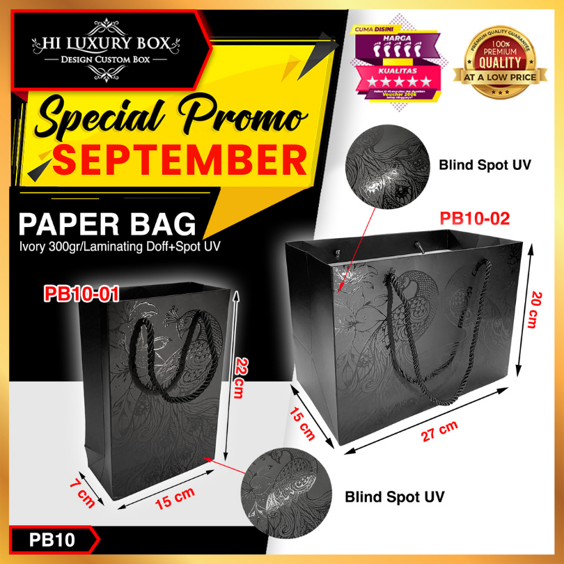 

Paper Bag Hadiah Jumbo - Premium Gift Bag - Tas Kado Jinjing - PB10